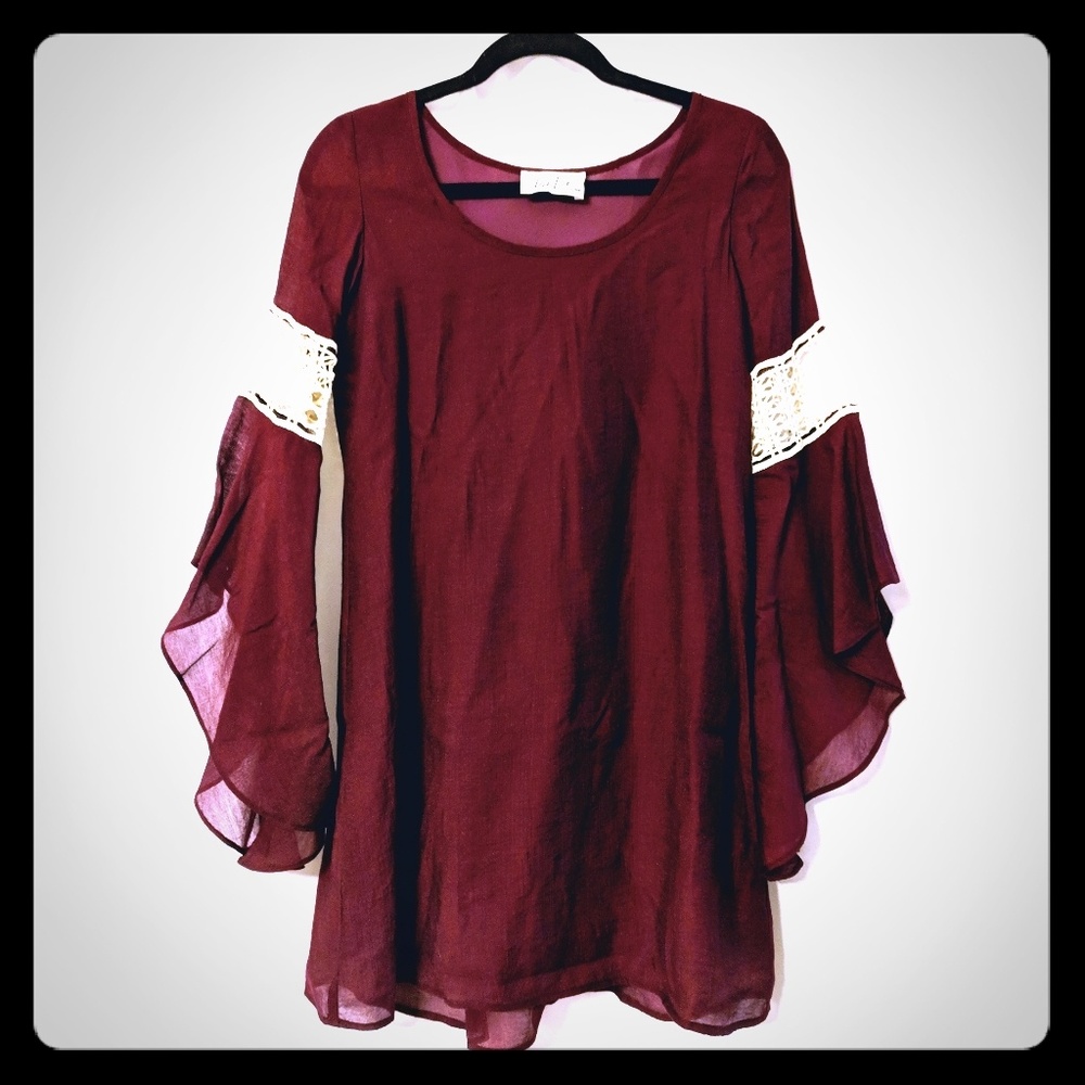 Maroon/Wine/Burgandy Dress